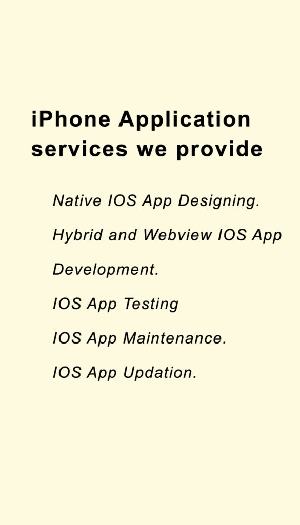 ISO Application Development service in Delhi